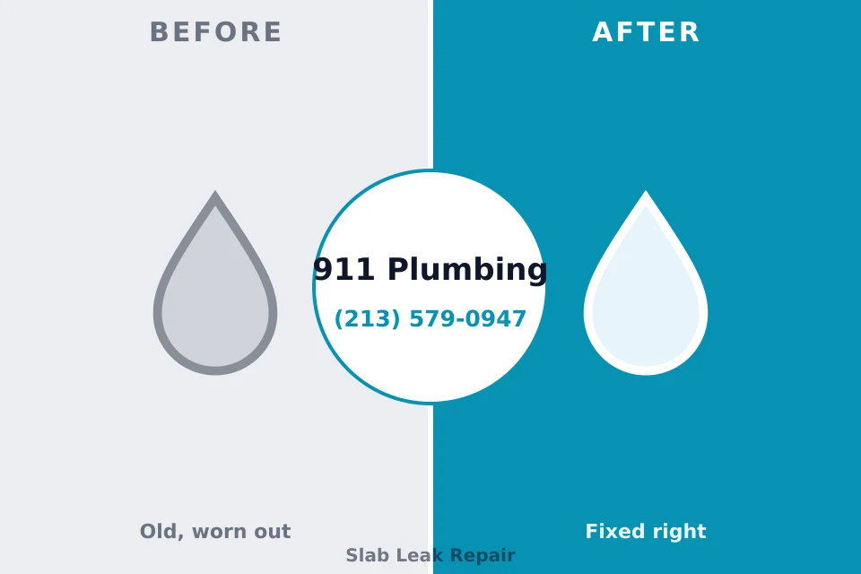 Before and after: plumbing repair Mulberry, IN